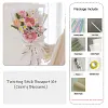 DIY Handmade Twist Stick Craft Flower Bouquet Chenille Stems Craft Pipe Cleaners Gift Decor Set