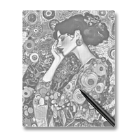 Vintage Woman - Dot Painting
