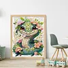 Snake-14CT Stamped Cross Stitch 40*51cm/15.75*20.08in