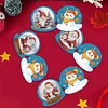>SALE<12PCS DIY Santa Crystal Ball Diamond Painting Greeting Card Set for Festivals