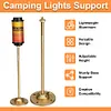 Camping Lights Support Aluminum Alloy Desktop Light Stand for Outdoor Camping