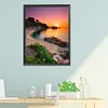 Seaside-11CT Stamped Cross Stitch Kit(40*50cm)
