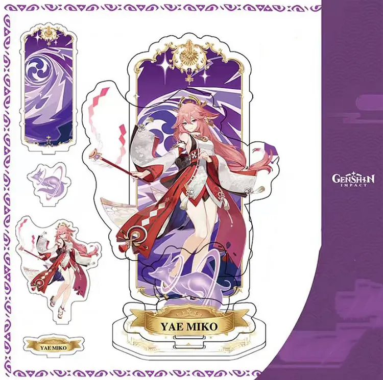 Genshin Toys Yae Miko Acrylic Stand Figure