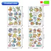 43 PCS DIY Diamond Painting Sticker Gem Sticker Crafts Kits (Dolphin Duck Pig)