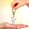 5pcs Diamond Painting Keyring Kits DIY Keychain Bag Pendant Kits
