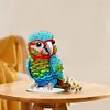 5D DIY Special Shape Diamond Painting Acrylic Desk Ornament Parrot Decor Kit