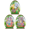 3D Wooden Easter Egg Rabbit Special Shaped Diamond Painting Lamp Desk Decor Kits