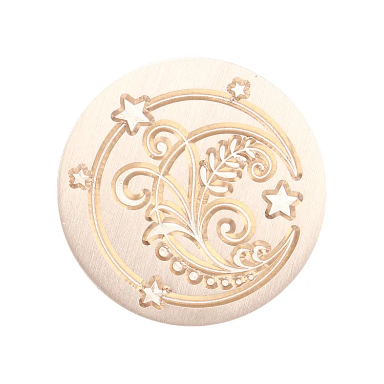 Diy Fire Lacquer Round Sealing Wax Stamp Head 25Mm gbfke