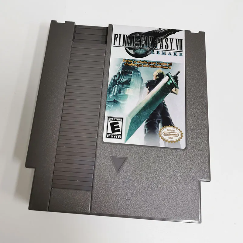 Final Fantasy VII For Nintendo NES - 8 Bit Game Cartridge