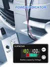 DC 8V-100V Battery Capacity Indicator LCD Car Motorcycle Voltmeter Voltage Gauge