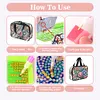 DIY Diamond Art Rhinestone Makeup Bag Crystal Transparent PVC Storage Pack Kit