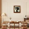 (US Local)Paint By Numbers Kit On Canvas DIY Oil Art Girl Picture Home Wall Decor40x40cm
