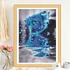 Rose - 9CT Full Beaded Cross Stitch Kit(30x42cm)