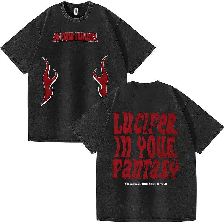 2025 ATEEZ In Your Fantasy World Tour North America Washed T-Shirt