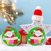 DIY Double Sided Special Shape Diamond Painting Compact Mirror Kit (Santa)