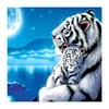 Diamond Painting-Partial Round Drill Tigers
