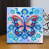 Pre-Framed DIY 3D Flapping Butterfly Diamond Painting Art Craft Kit Living Room Decor(20x20cm)