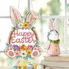 Easter Rabbit DIY Acrylic Special Shape Drill Diamond Art Hanging Decor Kits