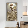Diamond Painting-DIY Crystal Rhinestone Pearl and Gold Queen(40x70cm)