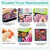 (Pre-Framed)Butterfly Flower-Special Shape Diamond Painting Kit(29x29cm)