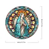 Jesus Virgin Glass Painting-Paint by Numbers Acrylic Painting 40*40CM
