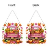 (US Local)Fall Truck DIY Diamond Art Pendant Diamond Painting Set for Wall Window