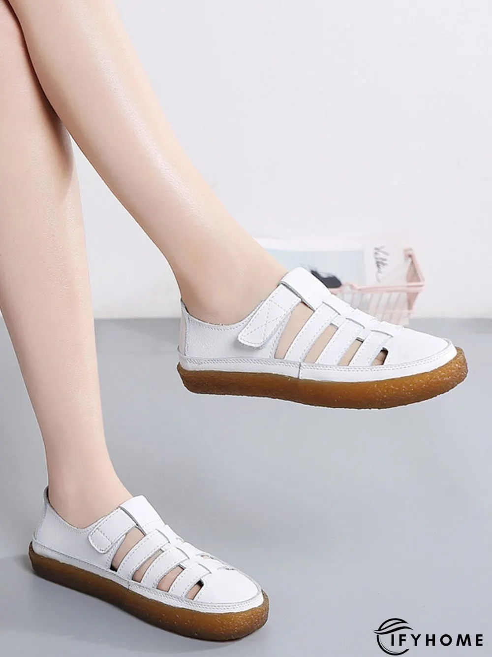 Lightweight Hollow Breathable Retro Soft Soled Shoes | IFYHOME