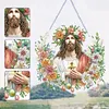 >SALE<Acrylic Jesus Easter Egg Single-Sided 5D DIY Diamond Painting Hanging Pendant