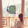 Diamond Painting Acrylic Double-side Peacock Pendant Hanging Gem