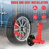 [US Local Warehouse] 2 Set of Shipping Container Wheel 6-Lug Kit with Ratchet Tie Container Wheel Kit 22000LBS Capacity Shipping Containers Axles for Moving 20ft-40ft Empty Containers