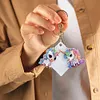 7pcs Double Side Diamond Painting Special-shaped Drill Unicorn Keychain Kits