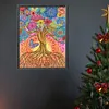 >SALE<5D DIY Partial Special Shaped Drill Diamond Painting Tree Butterfly Decor30x40cm