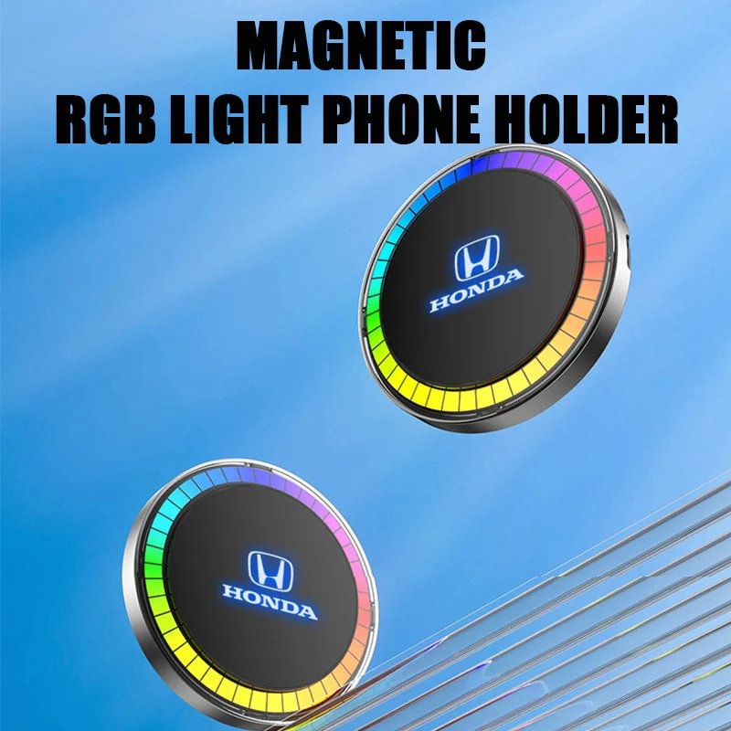 🔥Hot Sale🔥Magnetic Car 15W Wireless Fast Charge With RGB Light