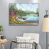 Diamond Painting -DIY Full Square Drill Lakeside Scenery