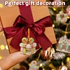 (US Local)6pcs Xmas Cookies  DIY Diamond Painting Art Pendant Wall Door Decoration