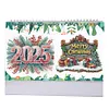 2025 Special Shape Cup Desktop Diamond Standing Calendar for Bedroom Living Room