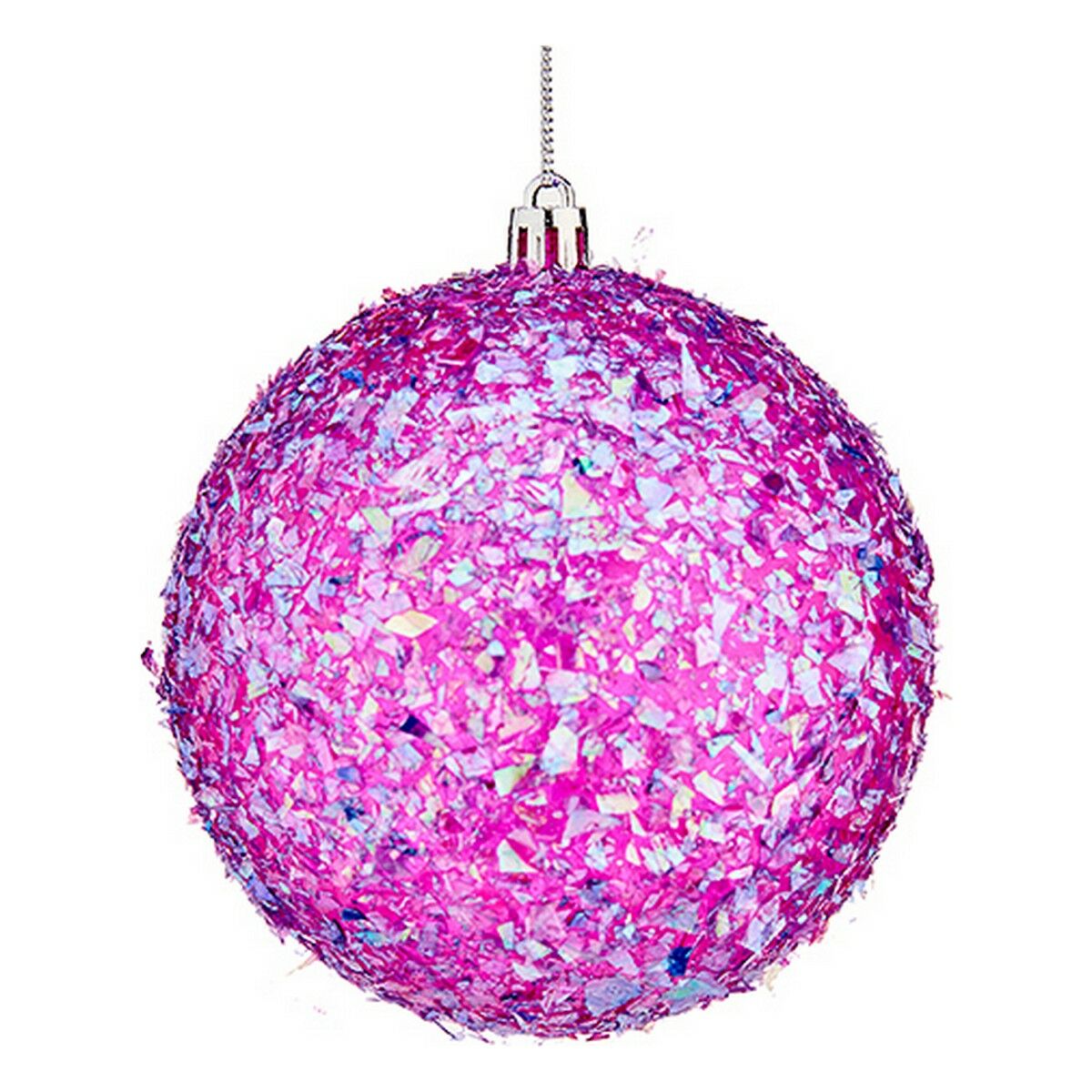Christmas Baubles Krist+ Purple &Oslash; 10 cm 6 Units