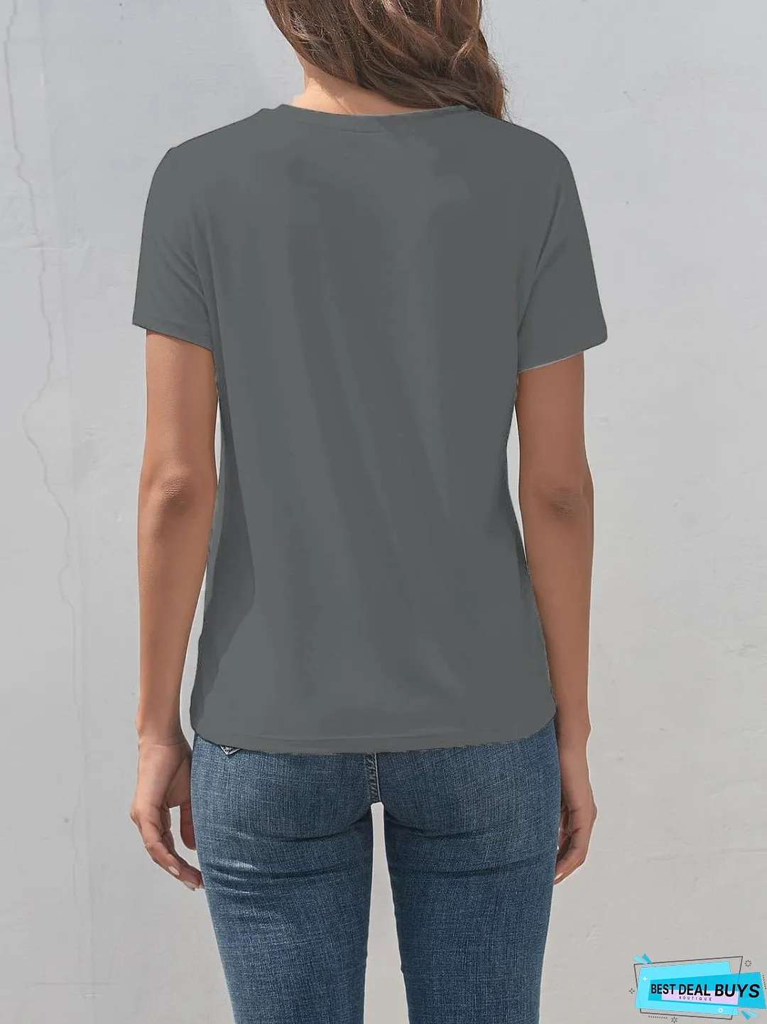 Cross Graphic Round Neck T-Shirt