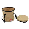 [US Local Warehouse] 10L Collapsible Bucket with Faucet Folding Water Container for Camping Hiking