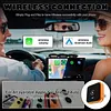 Wired To Wireless Carplay & Android Auto 2 In 1 Dongle BT 5.3 5GHz WiFi Adapter