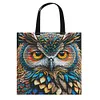 Owl-11CT DIY Stamped Cross Stitch Shopping Bag 40*40cm/15.75*15.75in