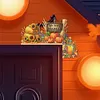 (US Local)Harvest Pumpkin Diamond Art Door Right Angle Sign for Indoor Outdoor Wall