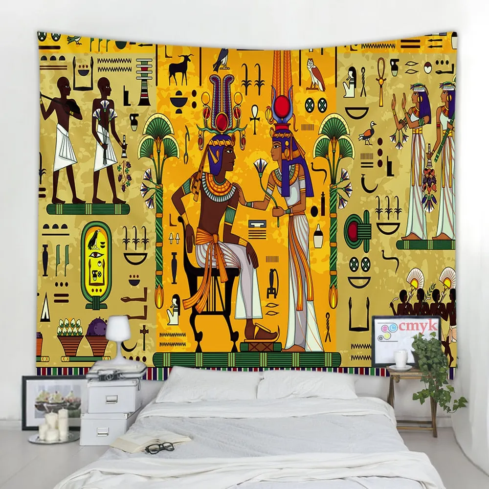 Ancient Egyptian Egypt Tapestry Wall Hanging Home Dorm Decor Bedspread Throw Art Home Decor