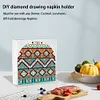 Acrylic Mandala Diamond Painting Napkin Rack Decor Kit