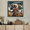 Indians nfl philadelphia eagles-Round drill diamond painting-40*40cm