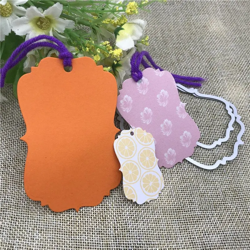 Tag set Lace frame Metal Cutting Dies Stencils For DIY Scrapbooking Decorative Embossing Handcraft Die Cutting Template
