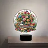 Flower Book Diamond Painting Night Light 5D DIY Diamond Art Lamp Home Decor
