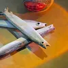 Simulated Fish Ceramic Straws