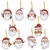 10pcs DIY Cartoon Christmas  Diamond painting pendant