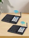 2Pcs Intercoms Wireless 2000m Long Range Room to Room Intercom System with Group Call & Monitor Function for House Business Office Elderly